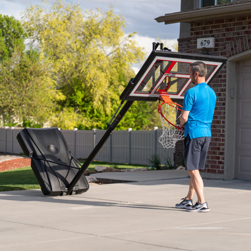 Lifetime Height Adjustable Portable Basketball Hoop (50" Polycarbonate